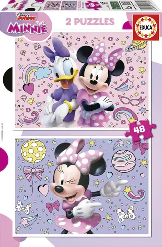Educa - Puzzle 2x48 Minnie and Daisy - 40-99 dielov