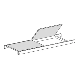 Hymer Bühne mit Durchstiegsklappe 1,58 m x 0,61 m - Gerüste - Robuste Bühne mit Durchstiegsklappe, ideal für sichere Arbeiten in der Höhe, Außenabmessung 1,58x0,61 m, Gewicht 7,5 kg.