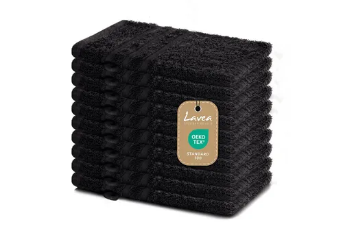 Handtücher Schwarz von Lavea