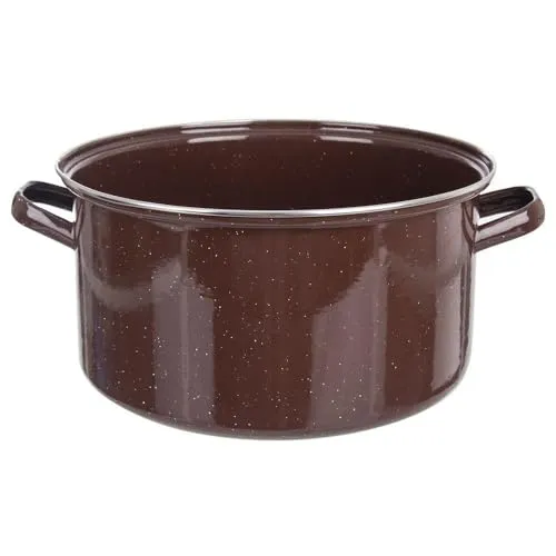 Emaille-Topf emaillierter Kochtopf für Gastronomielokale groß 36 cm 15l