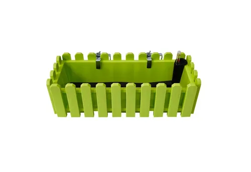 HTI-Living Blumenkasten Pflanzgefäß mit Wasserspeicher 50 cm Nessa (Stück, 1 St., 1 Blumenkasten), Blumenkasten mit Wasserstandsanzeige