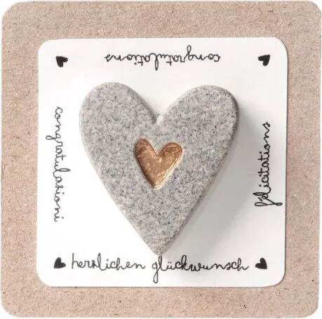 Terrazzo Herzmagnet 