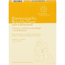 Bienenwachs Brustauflage Schaf/Woll/Vl.Wachsw. 3 St von Wachswerk Dirk Otto e.K.