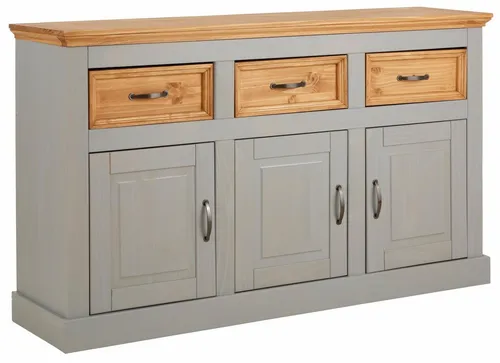 Home affaire Sideboard Selma, Kommode aus massivem Kiefernholz, 145 cm breit