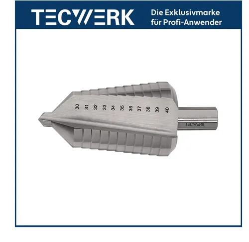 TECWERK Mehrstufenbohrer 30-40mm HSS