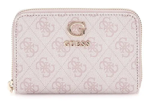 GUESS Zamira Medium Zip Around Wallet in pink von GUESS
