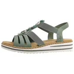 Rieker Sandalette Sandale grün 38 EU