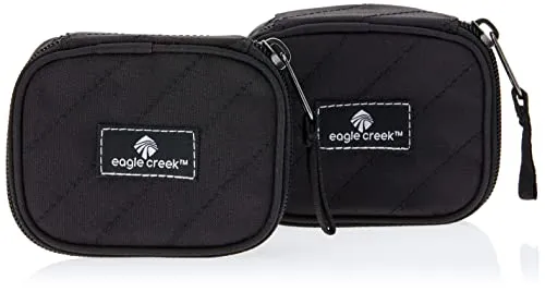 Eagle Creek Aufbewahrungstasche Quilted Mini Cube Set - Aufbewahrungstaschen Set für Schmuck und Kleinigkeiten, ideal für Reisende mit praktischem Zipper und transparentem Fach für optimale Übersicht.