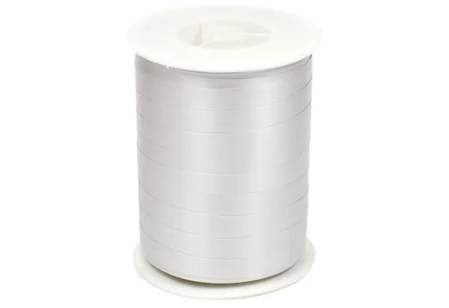Star Dekoband, Geschenkband Ringelband 10mm x 250m Rolle Silber