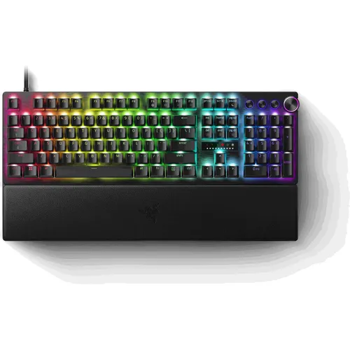 Razer Huntsman V3 Pro Gaming Tastatur - E-Sport-Tastatur mit analogen optischen Switches für präzise Steuerung und individuelles LED-Design, DE Layout