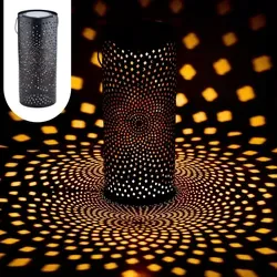 Vintage Solarlaterne Solar Laterne Windlicht Lampe Outdoor Swann Schwarz