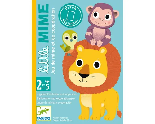 DJECO Spiel Kartenspiel für die Kleine: Little Mime Lernspiel Kinder ab 2 Jahre