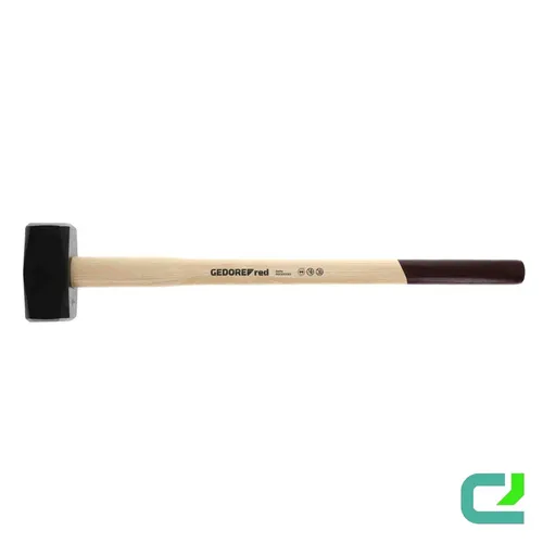 GEDORE Red Fäustel 5000 g – 810 mm Esche - Hochwertiger Hämmer für professionelle Anwendungen, mit einem Kopfgewicht von 5000 g und einem robusten Eschenstiel für optimale Kraftübertragung.