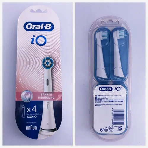 Oral-B iO Sanfte Reinigung 6er Aufsteckbürste - 6 Aufsteckbürsten für die Oral-B iO, sorgen für sanfte Reinigung und optimale Plaque-Entfernung, ideal für empfindliche Zähne und Zahnfleisch.