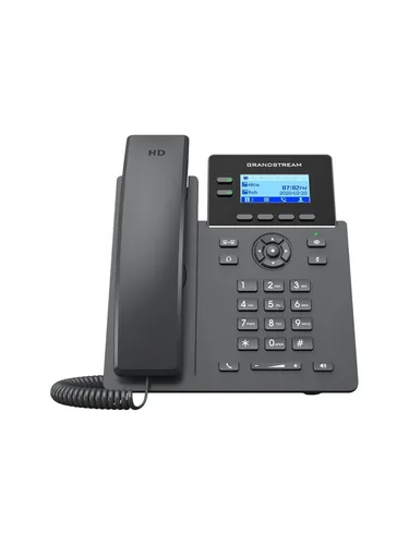 Grandstream GRP2602G VoIP Telefon - Festnetztelefon mit 5-Wege-Anruffunktion, ideal für effiziente Kommunikation in Büros und Home Offices.