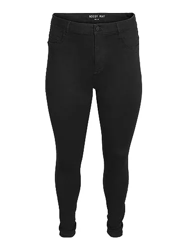 Noisy May Skinny-fit-Jeans ALLIE - Schwarz, Größe 52 - Casual Jeans mit High Waist und Skinny-Fit Schnitt, ideal für einen modernen Look und vielseitige Kombinationsmöglichkeiten.