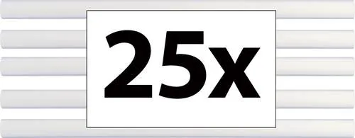 TOOLCRAFT TC-11200X25T Heißklebesticks Ø 11mm x (L) 200mm Transparent 500g 25St.