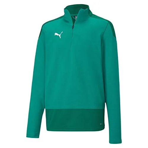 PUMA Fleecepullover Kinder teamGOAL 23 1/4 Zip Top Jr - PUMA Kinder Fleecepullover teamGOAL 23 1/4 Zip Top Jr. Ideal für Training und Freizeit, bietet dieser Slim Fit Pullover Komfort und Bewegungsfreiheit. Mit modernem Design und praktischem Reißverschluss.