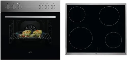 AEG KOMBI1025 Herdset mit Glaskeramikkochfeld