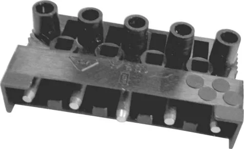 Adels-Contact 12291 163 ST/5 DS Verbindungsklemme flexibel: -2.5mm² starr: -2.5mm² Polzahl: 5 1 St. Schwarz