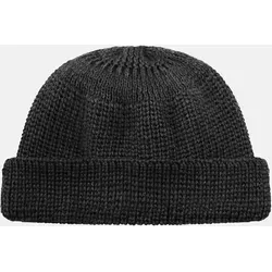 Hanseheld Strickmütze Seebär - Anthrazit - Caps & Hüte, klassische Seemannsmütze aus GOTS-zertifizierter Schurwolle, nachhaltig und in Deutschland gefertigt, ideal für kühle Tage.