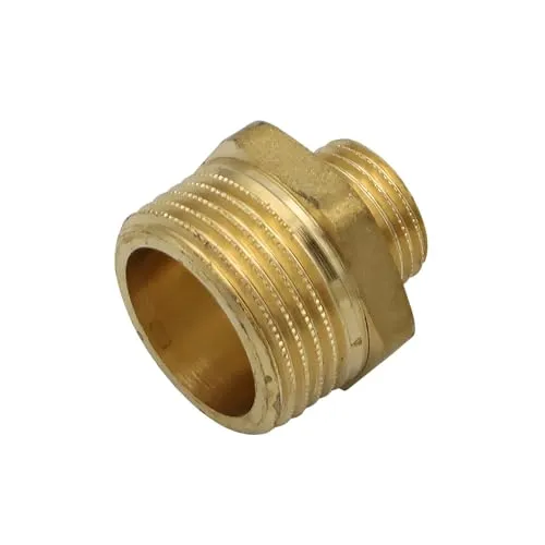 Stabilo-Sanitaer Messingfitting Reduziernippel 1 x 3/4 Zoll Reduzierung Messing Fitting Gewindefitting Rohrfitting
