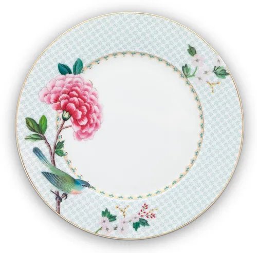 PiP Studio Frühstücksteller Blushing Birds Frühstücksteller white 21 cm, Plate Blushing Birds White 21cm
