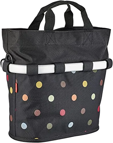 KLICKfix Farradtasche Bikebasket Oval S, Dots
