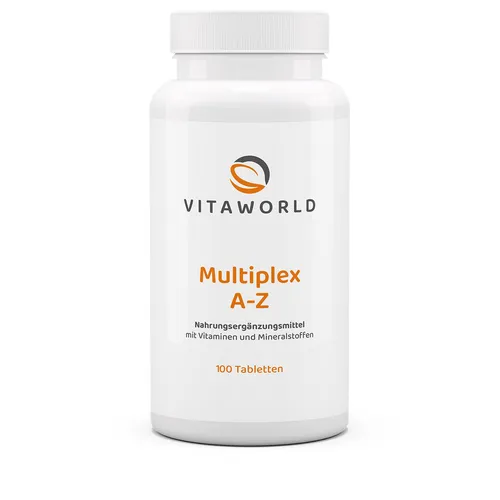 Vita World  Multivitamin Multiplex A-Z 24 Vitalstoffe 100 Tabletten Komplex