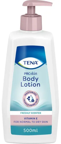 Feuchtigkeitsspendende und regenerierende Körperlotion für trockene und empfindliche Haut - TENA Skin Lotion