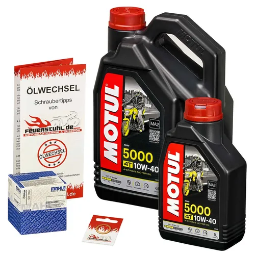 Suzuki VL 1500 Intruder, 98-04, AL; Motul 10w40 Öl; Mahle Ölfilter Motorölset
