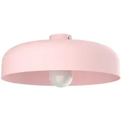 Lumicom Deckenleuchte, Pink, Metall, Zylindrisch,Zylindrisch, 40x12x40 cm, Lampen & Leuchten, Innenbeleuchtung, Deckenleuchten