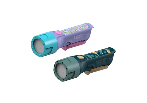 Ledlenser Kidbeam4 Taschenlampe - Taschenlampe für Kinder, leicht und robust, mit 4 Farben und 18h Laufzeit – ideal für kleine Entdecker!