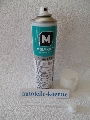 Molykote G-Rapid Plus 400ml Spray - Universal-Festschmierstoff in praktischer Sprühdose, ideal für Montagearbeiten und bietet hervorragenden Schutz gegen Verschleiß.