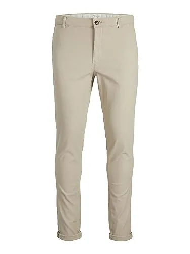 Jack & Jones Chinohose JPSTMARCO JJFURY AKM - Wanderhose aus Baumwollstretch für hohen Tragekomfort, ideal für Freizeit und Büro, mit praktischen Taschen für Smartphone und Kleingeld.
