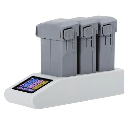 Ladegerät Hub Drohne für DJI Mini 5 Pro 3 Akku Slots Display USB C Schnellladung