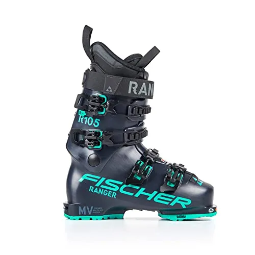 Fischer Ranger 105 Dyn GW dark grey 25.5 - Vielseitiger Skischuh für alle Bedingungen mit optimaler Passform. GripWalk® Sohlen und Ski/Walk Hebel für mühelose Aufstiege und beste Traktion auf Felsen und Eis.