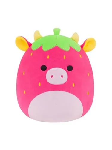 Squishmallows SQCR08584 - Cleary die Erdbeerkuh 30 cm - Kuscheliges Plüschtier aus hochwertigem Polyester, perfekt für Kinder ab 3 Jahren. Ideal zum Spielen und Kuscheln!
