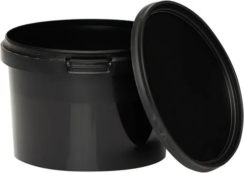 BENBOW Putzeimer Eimer mit Deckel 30 20 10 5 3 1 0,5 L Viele Farben Lebensmittelecht, (1-tlg., PZH-, BRC- und DIN-ISO-zertifiziert), für Lebensmittel, Farben, Chemikalien