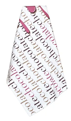 Stuco Chocolate Geschirrtuch, Bedruckt in lila von Stuco