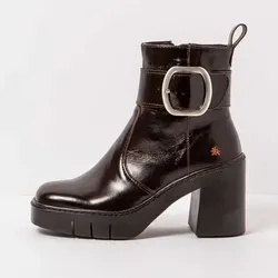 *art Schnürstiefel mit hoher absatz 1979 NAPPA SHINNY BROWN/BERNA Farbe Brown - Braun - 41