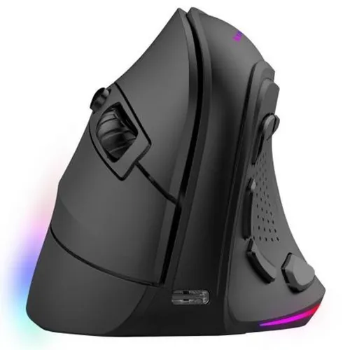 Mars Gaming MM-SK Kabellose Vertikale Gaming-Maus - Ergonomische Maus mit RGB Chroma-Beleuchtung und 8400DPI Sensor für präzise Kontrolle, ideal für Gaming und Büroarbeit. Tri-Mode-Konnektivität für flexible Nutzung.