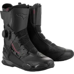 Alpinestars SP-X Boa Motorrad Stiefel Schwarz 40 EU - Motorradstiefel in Größe 40, sportlich und sicher mit EN 13634 Zertifizierung, ideal für Motorradfahrer, ausgestattet mit Schnellverschluss für einfachen Einstieg.
