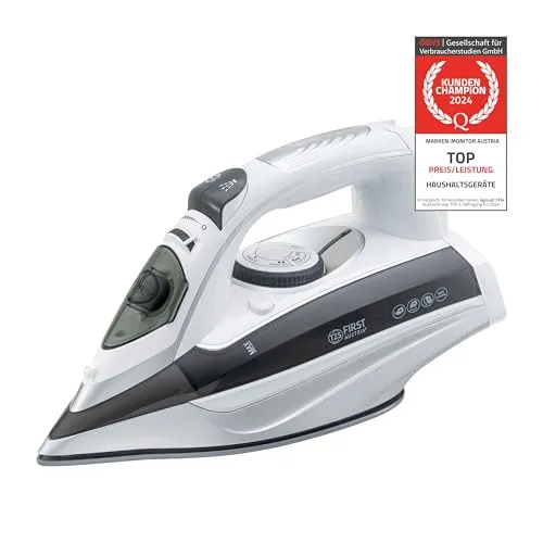 TZS First Austria Dampfbügeleisen 3100W in weiß von TZS First Austria