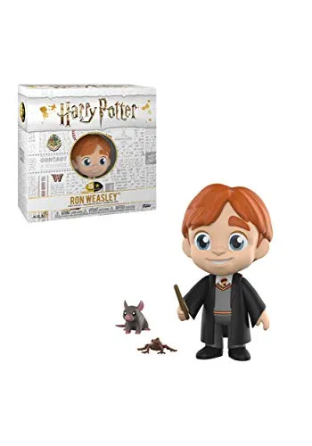 Funko 5 Star Harry Potter - Ron Weasley Vinyl Figure 8cm 30450 Kastanienbraun, Dunkelgrau Standard