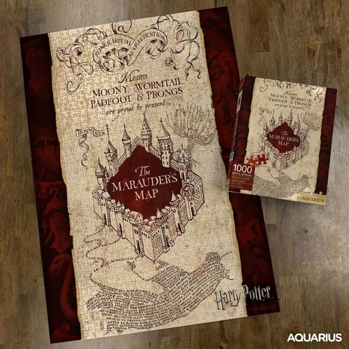 HARRY POTTER - The Marauder´s Map - Puzzle - 1000 Teile - Neu - Aquarius