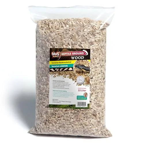 M&S Reptile-Wood Boden-Substrat, 25 Liter