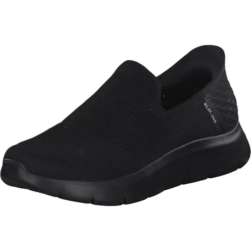 Skechers Herren GO Walk Flex Platform - Bequeme Wanderschuhe in Schwarz, 45 EU - Wanderschuhe mit flexibler Plattform für optimalen Gehkomfort und Unterstützung bei langen Wanderungen.