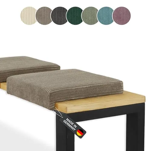 Lycce Bankauflage Klemmkissen 1 Leiste in beige von Lycce