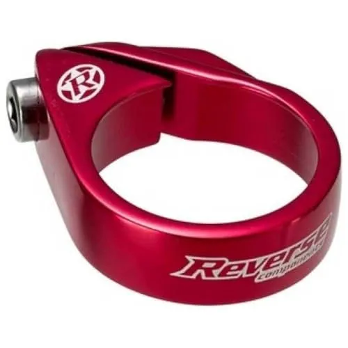 Reverse Bolt Clamp Sattelklemme 31.8mm rot